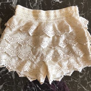 Lace shorts